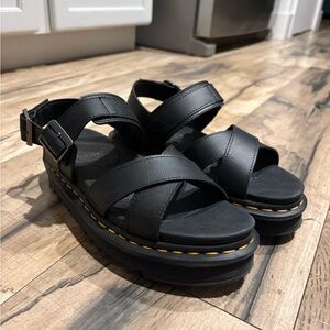 Dr. Martens Voss II Black Sandals